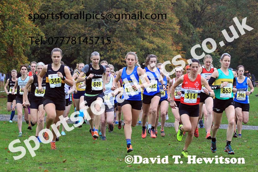 Senior women 2022 Start Fitness NEHL, Lambton Castle, Durham.  Photo: David T. Hewitson/Sports for All Pics